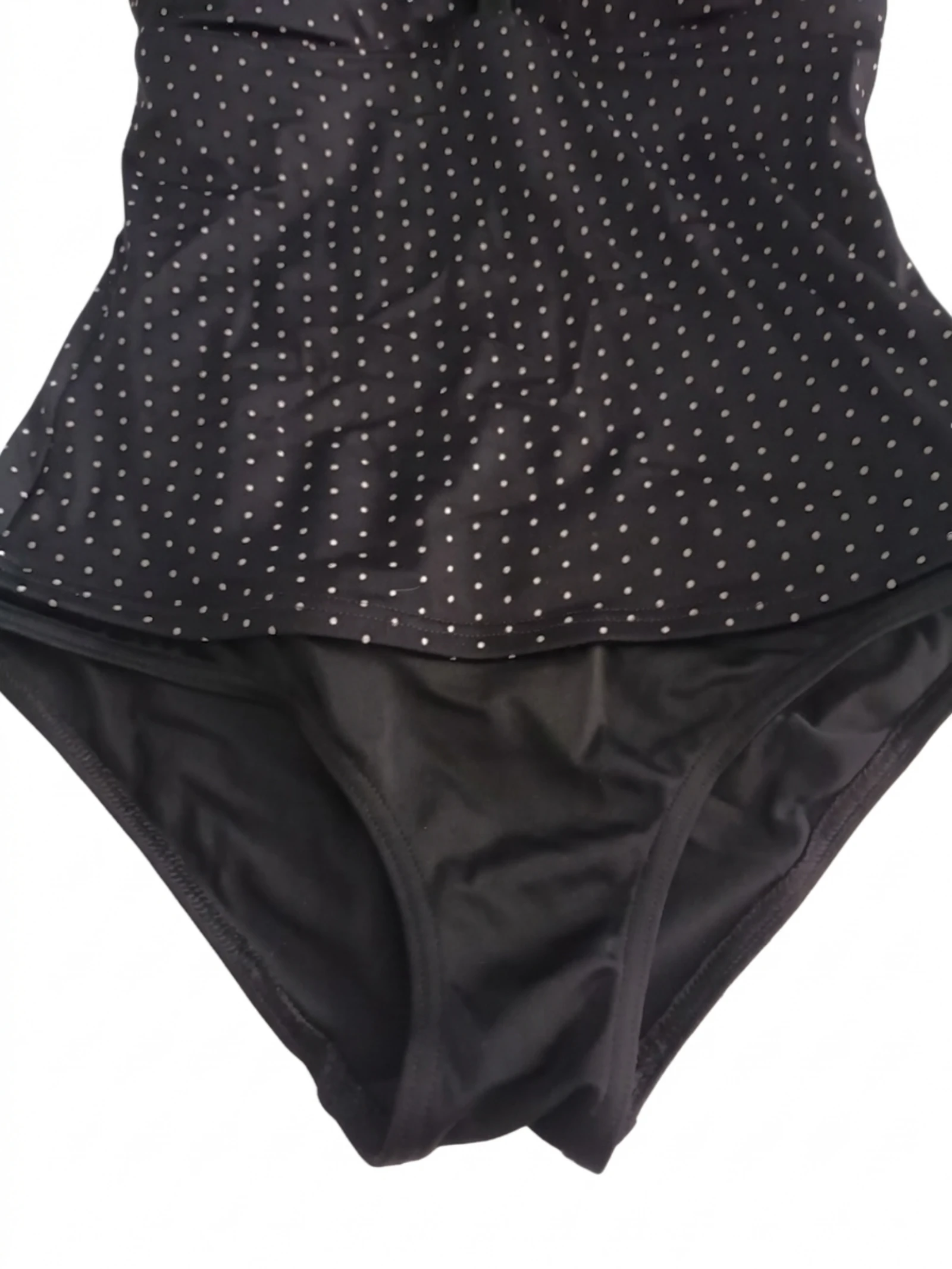 Olaian tankini-stijl vol badpak met stippenprint – photo 4